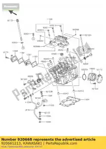 kawasaki 920661213 plug jt1100-f1 - Onderkant