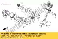 13107MCF305, Honda, geen beschrijving beschikbaar op dit moment honda vtr 1000 2000 2001 2002 2003 2004 2005 2006, Nieuw