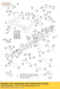 ktm 60038060002 soupape de réservoir d'huile cpl. - La partie au fond