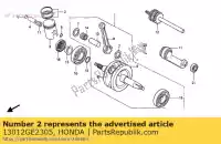 13012GE2305, Honda, ring set, piston (0.25)(riken) honda nsr r (v) portugal s (p) netherlands / bel 50 1989 1993 1994 1997, New