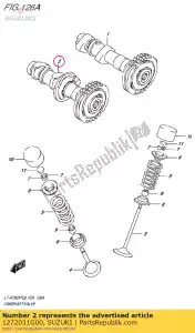 suzuki 1272031G00 camshaft comp,e - Bottom side