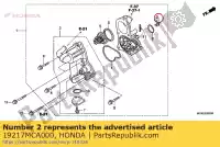 19217MCA000, Honda, albero, giunto della pompa dell'acqua honda gl goldwing a  bagger f6 b gold wing deluxe abs 8a gl1800a gl1800 airbag gl1800b 1800 , Nuovo