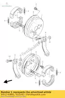 5451140B00, Suzuki, placa, ancla suzuki lt80 quadsport lt 80 , Nuevo