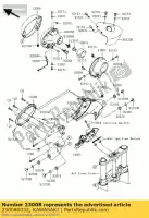 230080032, Kawasaki, socket-assy, ??luz de estacionamento kawasaki vn 2000, Novo