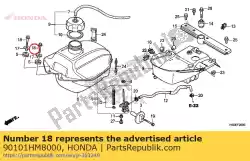 Qui puoi ordinare bullone, speciale, 6x32 da Honda , con numero parte 90101HM8000: