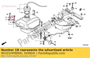 Honda 90101HM8000 bullone, speciale, 6x32 - Il fondo