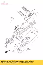 Here you can order the washer, protector from Yamaha, with part number 3WGE47660000: