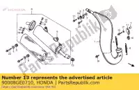 90008GE0710, Honda, boulon, bride, 6x40 honda cr  r crm cr125r 125 , Nouveau