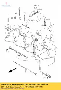 Suzuki 1341826E10 washer - Bottom side