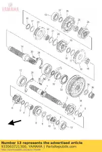 yamaha 933063721300 consequência - Lado inferior