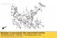 50600MCZ640, Honda, beugel, r. draaipunt honda cb 900 2002 2003 2004 2005, Nieuw