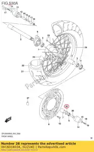 Suzuki 0916018034 wasmachine - Onderkant