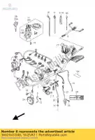 3662041G00, Suzuki, harnas, bedrading suzuki gsx r1000 1000 , Nieuw