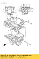 0151706555, Suzuki, Tornillo suzuki gs gsf gsx 400 550 750 850 1100 1985 1986 1987 1991 1992 1993, Nuevo