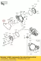 110610981, Kawasaki, pakking, koppelingsdeksel kawasaki kx  f kx450f 450 , Nieuw