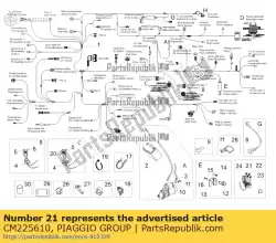 Ici, vous pouvez commander le fusible 10a auprès de Piaggio Group , avec le numéro de pièce CM225610: