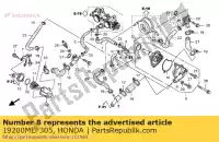 19200MEF305, Honda, pomp comp., water honda fjs 400 600 2005 2006 2009 2010 2011 2012, Nieuw