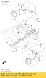 Here you can order the lamp assy,front from Suzuki, with part number 3560238AA0: