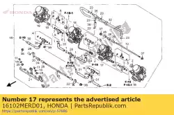Aqui você pode pedir o carburador assy. 2 em Honda , com o número da peça 16102MERD01: