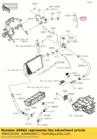 390620590, Kawasaki, tubo-refrigerante, trabocco kawasaki klz versys a b 1000 klz1000 se s , Nuovo