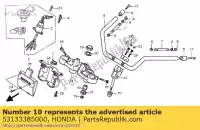 53133385000, Honda, rubber, handle cushion honda ca rebel  cmx c ca125 cmx250c 125 250 , New