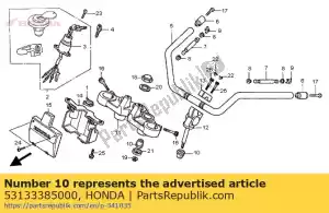 Honda 53133385000 caoutchouc, coussin de poignée - La partie au fond