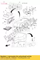 5YKF47100100, Yamaha, assy siège unique yamaha mt 660 2006 2007, Nouveau