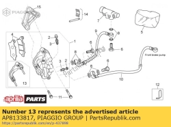 Aprilia AP8133817, Bremssattel anschließen .. kpl., OEM: Aprilia AP8133817