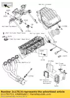 211750753, Kawasaki, unidad de control-electronica klz100 kawasaki klz 1000 2012 2013 2014, Nuevo