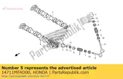 Tutaj możesz zamówić zawór, w. Od Honda , z numerem części 14711MFAD00: