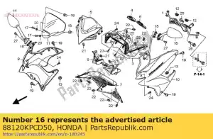 honda 88120KPCD50 zestaw lusterek., l. z powrotem - Dół