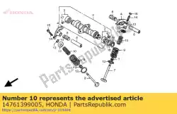 Aqui você pode pedir o mola, válvula interna (nippon hatsujo) em Honda , com o número da peça 14761399005: