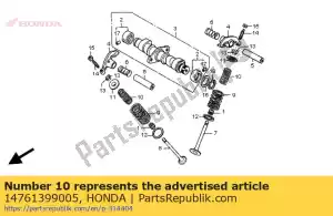 honda 14761399005 mola, válvula interna (nippon hatsujo) - Lado inferior