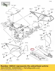 Qui puoi ordinare caso catena da Kawasaki , con numero parte 360140050: