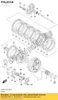 0918025077, Suzuki, distanziatore suzuki  c vl vs vx vz 600 750 800 1985 1986 1987 1988 1990 1991 1992 1993 1994 1995 1996 1997 1998 1999 2000 2001 2002 2003 2004 2005 2006 2007 2008 2009 2010 2011 2012 2014 2015 2016 2017 2018 2019, Nuovo