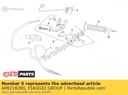 Aprilia AP8218280, Leva della frizione, OEM: Aprilia AP8218280