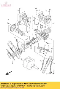 yamaha 945915713200 chain - Bottom side