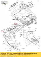 921540777, Kawasaki, ?ruba z ko?nierzem 6x14 kawasaki er6f  f er6n e kle versys d klz a ninja ex krt edition b z er650 ex650 c er 6f abs 6n 300 1000 650 z300 ex300 se 300se kle300 versysx kle650 650l lams , Nowy