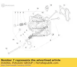 Qui puoi ordinare prigioniero da Piaggio Group , con numero parte 016060: