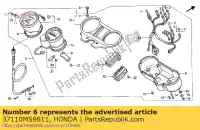 37110MS9611, Honda, couverture honda ntv 650 1988 1989 1990 1991, Nouveau