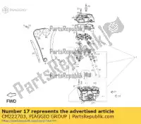 CM222703, Piaggio Group, valve lifter bucket 2.3     , New