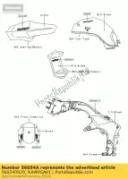 560540930, Kawasaki, marque, linceul, 1000 klz1000acf kawasaki klz 1000 2012 2013 2014, Nouveau