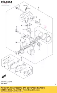 Suzuki 6910044890 zestaw t?oków - Dół