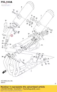 Suzuki 1423015H00 pipe comp, joint - Il fondo