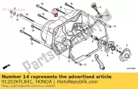 91202KFL841, Honda, Selo de óleo 13,8x24x honda xr  r crf f xr70r xr50r crf50f crf70f 70 50 , Novo