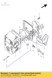 Here you can order the schlussleuchte from Suzuki, with part number 3571038300: