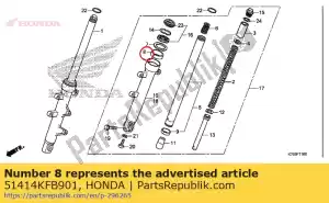 honda 51414KFB901 krzak, przewodnik - Dół