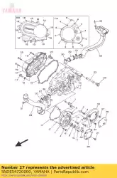 Here you can order the seal, air duct from Yamaha, with part number 5NDE54720000: