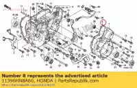 11396HN8A60, Honda, uszczelka, a.c. generator co honda trx680fa fourtrax rincon sxs700m2p sxs700m4p 680 700 , Nowy