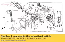 Here you can order the gasket set from Honda, with part number 16010439305: